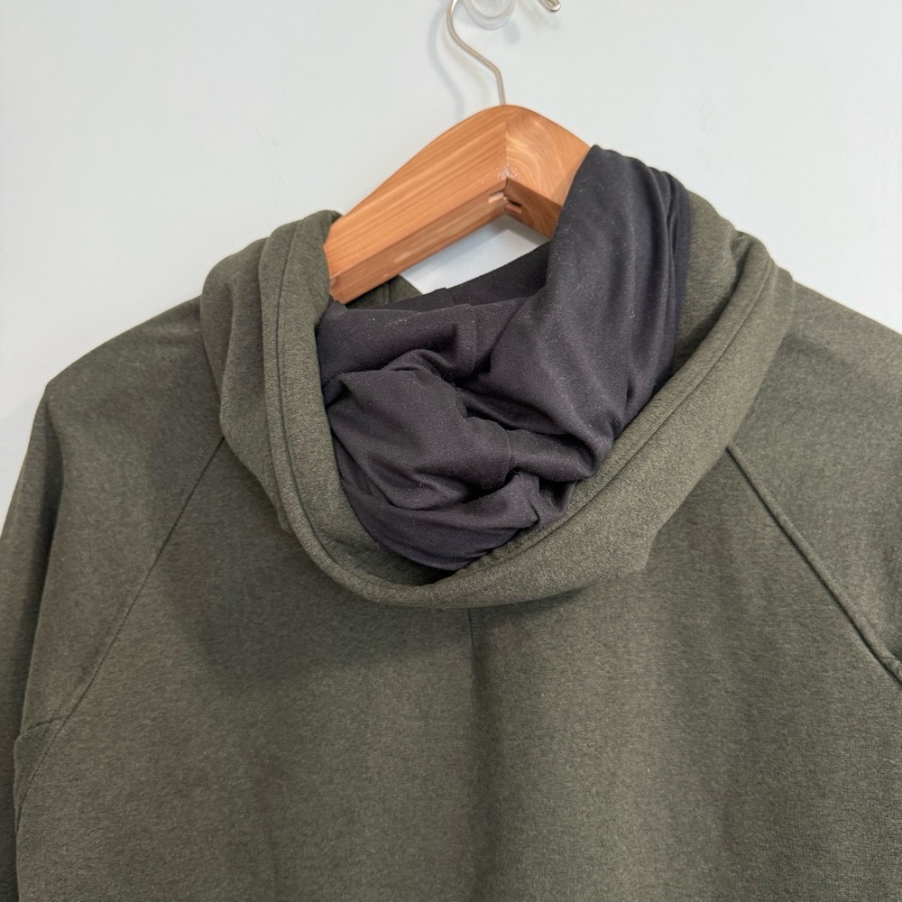 Lululemon City Sweat Pullover Hoodie *Thermo Heathered Dark Olive - Picture 6 of 14